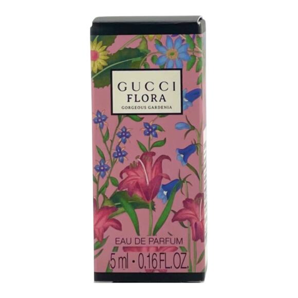 Gucci Flora Gorgeous Gardenia Eau de Parfum Women's Mini Travel Spray 5 ml - Picture 1 of 2